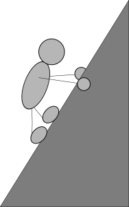 Figure 1: Samašec na skale