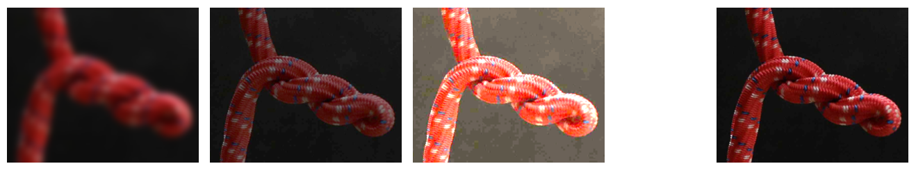 Neostrá fotka, fotka s nízkym kontrastom, preexponová fotka a obstojná fotka.